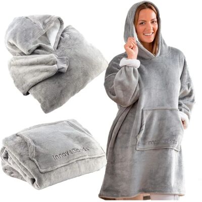InnovaGoods Oversized Sweatshirt Blanket with Fleece Lining - Unisex InnovaGoods Oversized Sweatshirt Blanket with Fleece Lining - Unisex