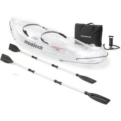 InnovaGoods Paros Läpinäkyvä Ilmatäytetty Kajakki 312 cm 2 Henkilölle InnovaGoods Paros Läpinäkyvä Ilmatäytetty Kajakki 312 cm 2 Henkilölle