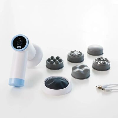 InnovaGoods 6-in-1 Wiederaufladbarer Anti-Cellulite Massagepistol CellyGun InnovaGoods 6-in-1 Wiederaufladbarer Anti-Cellulite Massagepistol CellyGun