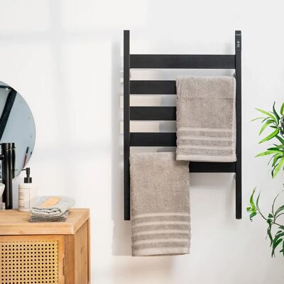 Toallero eléctrico de pared o suelo InnovaGoods 5 barras Toallero eléctrico de pared o suelo InnovaGoods 5 barras