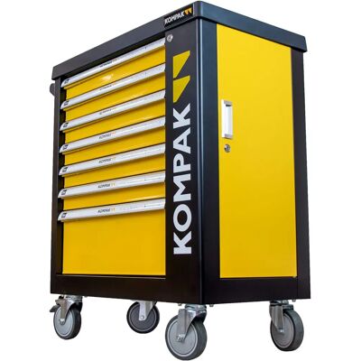 Kompak LZ01 252 Herramientas Carro de Herramientas con 7 Cajones Kompak LZ01 252 Herramientas Carro de Herramientas con 7 Cajones