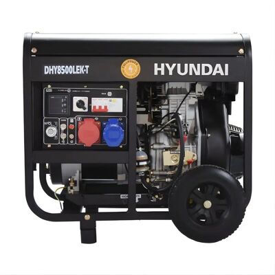 Hyundai - DHY8500LEK-T - 8kVA - Diésel - Generador Hyundai - DHY8500LEK-T - 8kVA - Diésel - Generador