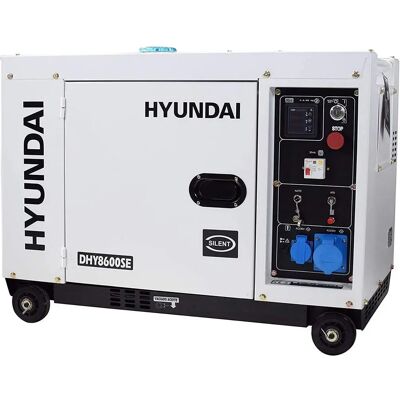 Generador Hyundai Hy-Dhy8600Se - Silencioso 6000W Diésel Generador Hyundai Hy-Dhy8600Se - Silencioso 6000W Diésel