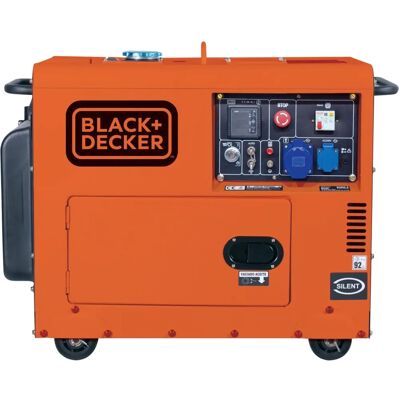 Black & Decker BXGND5300E - Generador - Compacto, AVR, Bobinado de cobre Black & Decker BXGND5300E - Generador - Compacto, AVR, Bobinado de cobre