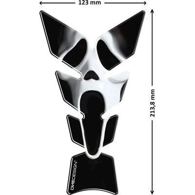 Puig Scream fekete tankcímke - Tankcímke motorkerékpárokhoz Puig Scream fekete tankcímke - Tankcímke motorkerékpárokhoz