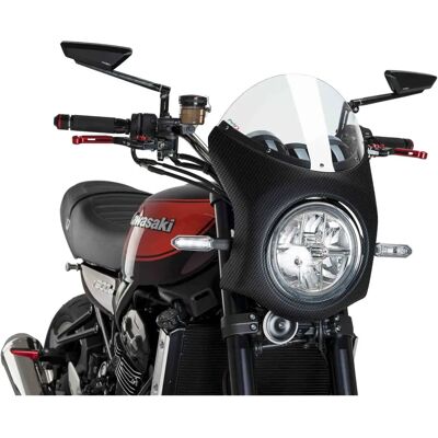 Puig 9596W Motorcycle Windshield - Semi-Circular Transparent Windshield Puig 9596W Motorcycle Windshield - Semi-Circular Transparent Windshield