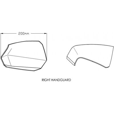 PUIG MAXISCOOTER 9652H Tinted Hand Guards - Hand Guards PUIG MAXISCOOTER 9652H Tinted Hand Guards - Hand Guards