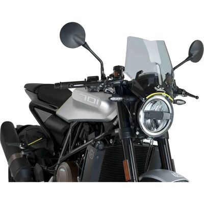 Pare-brise PUIG Husqvarna Vitpilen - Sport Fumé - Publicité Pare-brise PUIG Husqvarna Vitpilen - Sport Fumé - Publicité