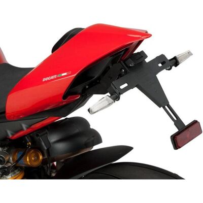 PUIG 9751N Schwarz - Supporto licenza Ducati Panigale V4/S/SPECIALE PUIG 9751N Schwarz - Supporto licenza Ducati Panigale V4/S/SPECIALE