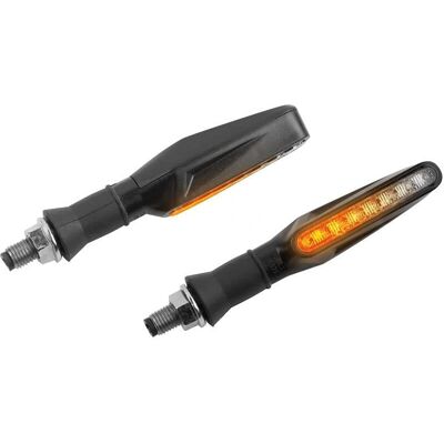 Intermitentes LED secuenciales PUIG - 70x24.3mm Negros - Direccionales Intermitentes LED secuenciales PUIG - 70x24.3mm Negros - Direccionales