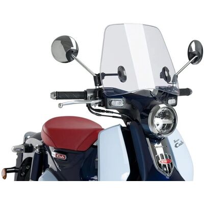 PUIG Trafic Windshield - Windshield for Honda Super Cub C125 2018 PUIG Trafic Windshield - Windshield for Honda Super Cub C125 2018