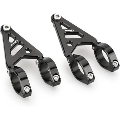 Set di clip di serraggio LED universali Puig Lumen - Supporto per fari Set di clip di serraggio LED universali Puig Lumen - Supporto per fari