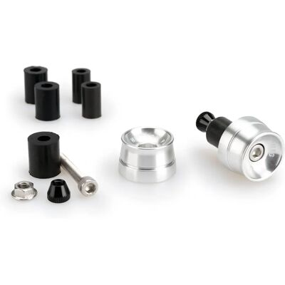 PUIG 21016P Silvery Universal M6 Bar Ends - Bar Ends PUIG 21016P Silvery Universal M6 Bar Ends - Bar Ends