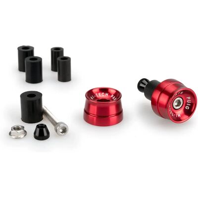 Poids de guidon PUIG SPEED rouge - Handlebar Weights - Publicité Poids de guidon PUIG SPEED rouge - Handlebar Weights - Publicité