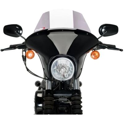 Écran de tourisme Puig Batwing fumé clair - Pare-brise de moto - Publicité Écran de tourisme Puig Batwing fumé clair - Pare-brise de moto - Publicité