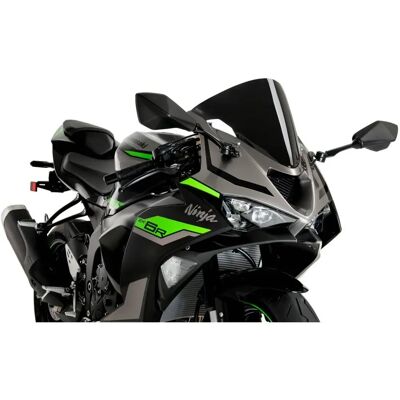 Puig R-Racer Schwarzes Verkleidung - Kawasaki ZX6R 2024 Puig R-Racer Schwarzes Verkleidung - Kawasaki ZX6R 2024
