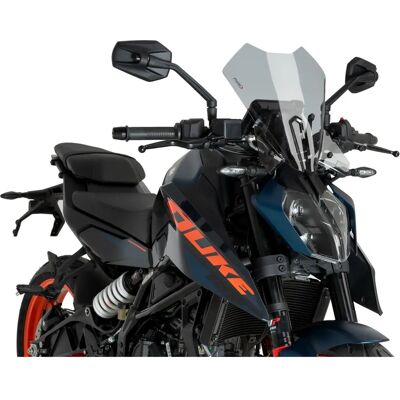 Pare-brise Touring Nouvelle Génération Puig - KTM 390 Duke - Teinté Pare-brise Touring Nouvelle Génération Puig - KTM 390 Duke - Teinté
