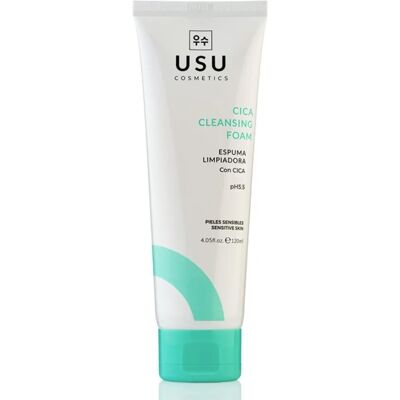 Usu Cosmetics Cica Mousse Nettoyante - 120ml - Mousse nettoyante pour tous types de peau - Publicité Usu Cosmetics Cica Mousse Nettoyante - 120ml - Mousse nettoyante pour tous types de peau - Publicité