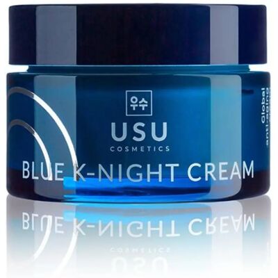 Usu Cosmetics Blue K-night Creme - Nachtcreme - 50ml Usu Cosmetics Blue K-night Creme - Nachtcreme - 50ml