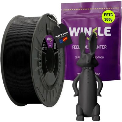 WINKLE PETG 1,75 mm Fekete Onyx 3D nyomtatóanyag - 3D nyomtató filament WINKLE PETG 1,75 mm Fekete Onyx 3D nyomtatóanyag - 3D nyomtató filament