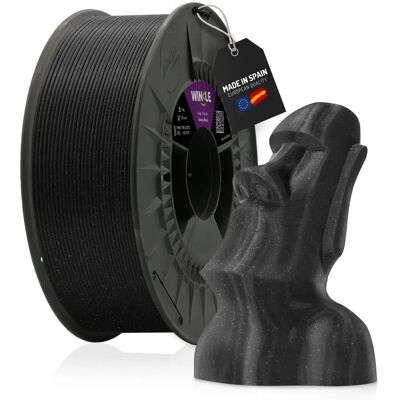 WINKLE - Stardust PLA 1,75mm 3D-filament - Fekete WINKLE - Stardust PLA 1,75mm 3D-filament - Fekete