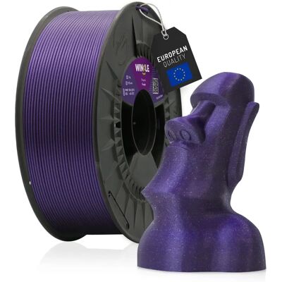 WINKLE Filamento PLA Viola Lucido per Stampa 3D - Filamento per stampante 3D WINKLE Filamento PLA Viola Lucido per Stampa 3D - Filamento per stampante 3D