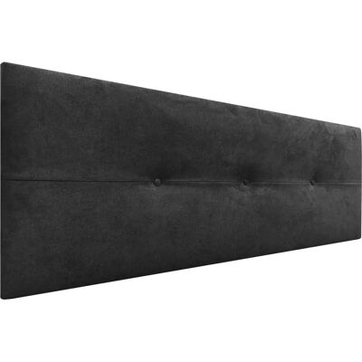 Tête de lit Dhome Aqualine - Tissu Haut de Gamme, 160cm, Noir - Publicité Tête de lit Dhome Aqualine - Tissu Haut de Gamme, 160cm, Noir - Publicité