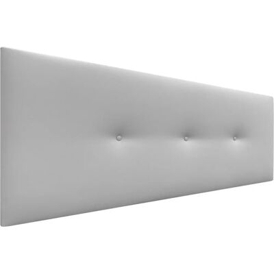 Têtière en Faux Cuir Gris Clair - Têtière - Publicité Têtière en Faux Cuir Gris Clair - Têtière - Publicité