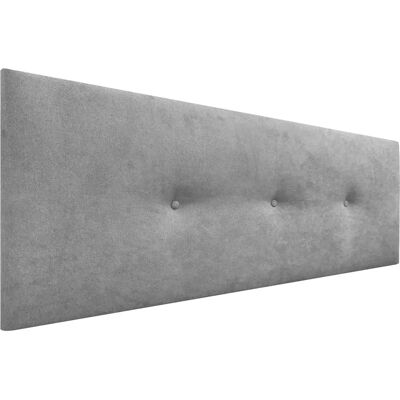 Tête de lit en tissu Aqualine Gris Dhome - Tête de lit - Publicité Tête de lit en tissu Aqualine Gris Dhome - Tête de lit - Publicité
