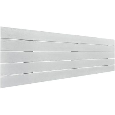DHOME - Palet 5 - Blanc - Bois - Tête de lit - Publicité DHOME - Palet 5 - Blanc - Bois - Tête de lit - Publicité