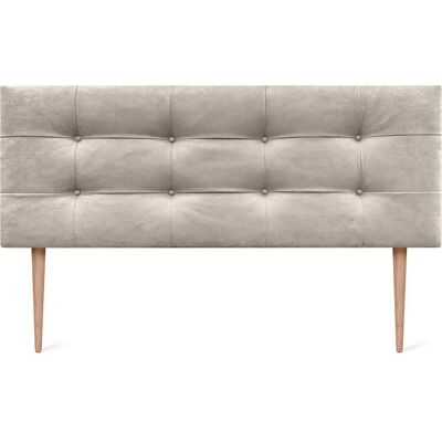 DHOME Tête de lit Beige 145x115cm - Lit 135/140 - Enveloppée en Tela Aqualine - Publicité DHOME Tête de lit Beige 145x115cm - Lit 135/140 - Enveloppée en Tela Aqualine - Publicité
