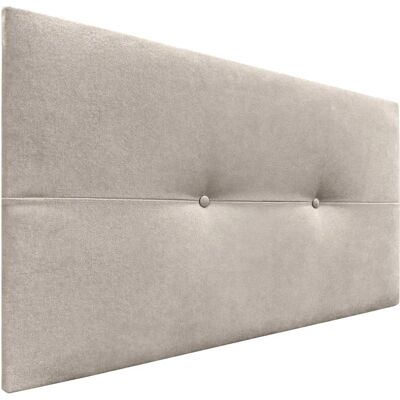 Tête de lit Beige Aqualine Dhome - Tissu, Plusieurs Tailles, Anti-Acariens - Publicité Tête de lit Beige Aqualine Dhome - Tissu, Plusieurs Tailles, Anti-Acariens - Publicité