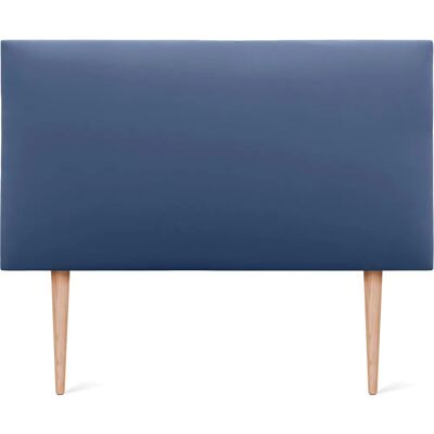 Tête de lit bleue DHOME - 110x105cm, Revêtement Haut de Gamme, Facile à Fixer - Publicité Tête de lit bleue DHOME - 110x105cm, Revêtement Haut de Gamme, Facile à Fixer - Publicité