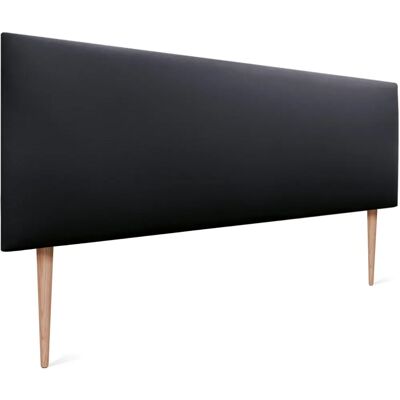Dhome Tête de Lit Noire 145x105cm - Tête de lit - Publicité Dhome Tête de Lit Noire 145x105cm - Tête de lit - Publicité