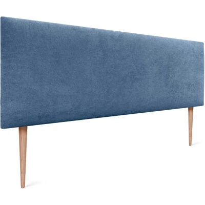 Tête de lit bleu capitonnée - Dhome luxe - Publicité Tête de lit bleu capitonnée - Dhome luxe - Publicité