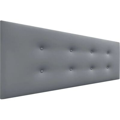 Tête de lit en tissu et faux cuir Aqualine Pro 160cm - Dhome - Publicité Tête de lit en tissu et faux cuir Aqualine Pro 160cm - Dhome - Publicité
