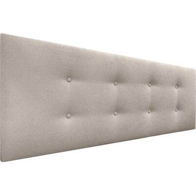 Dhome Tête de Lit Beige Pro avec Boutons - Tête de lit pour lits 150/160cm - Publicité Dhome Tête de Lit Beige Pro avec Boutons - Tête de lit pour lits 150/160cm - Publicité
