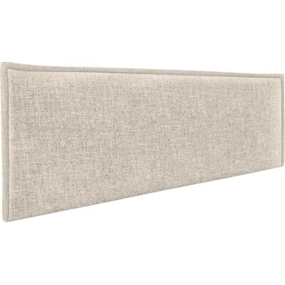 Tête de lit en lin beige Dhome - 145cm (Lits 135/140) - Tête de lit - Publicité Tête de lit en lin beige Dhome - 145cm (Lits 135/140) - Tête de lit - Publicité