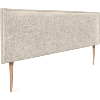 Tête de Lit en Lin Naturel Dhome - 150x105cm - Tête de Lit - Publicité Tête de Lit en Lin Naturel Dhome - 150x105cm - Tête de Lit - Publicité