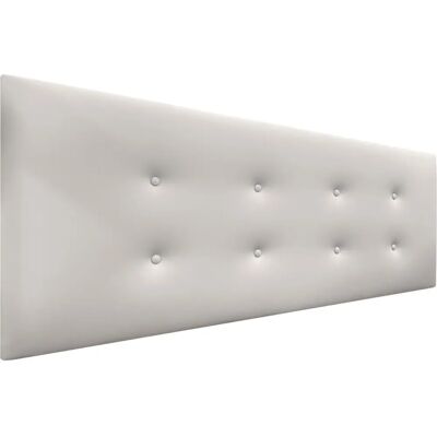 Tête de lit rembourrée en Polipiel ou Tissu Blanc Hueso - 145x50cm - Publicité Tête de lit rembourrée en Polipiel ou Tissu Blanc Hueso - 145x50cm - Publicité