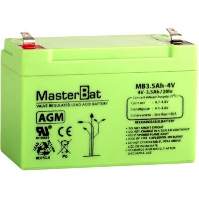 Upower 4V 3,5Ah AGM Accu - Alarm & Noodverlichting Upower 4V 3,5Ah AGM Accu - Alarm & Noodverlichting