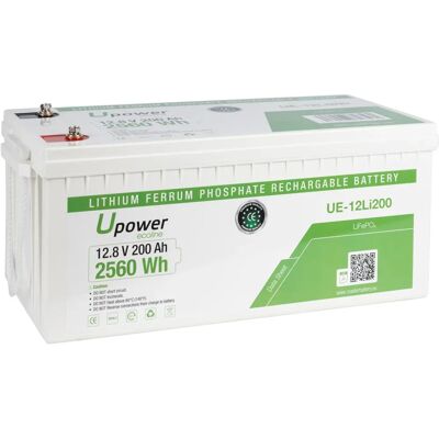 U-Power - ECOLINE 200Ah 12.8V LFP - Batería U-Power - ECOLINE 200Ah 12.8V LFP - Batería