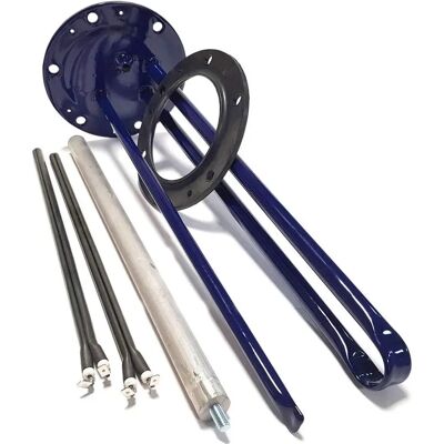 Recamania - Kit de componentes para calentador - 2 resistencias 800W, ánodo, termostato Recamania - Kit de componentes para calentador - 2 resistencias 800W, ánodo, termostato