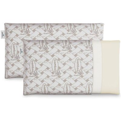 Don Descanso Nalui Almohada de Espuma Viscoelástica Bambú - Soporte Medio Don Descanso Nalui Almohada de Espuma Viscoelástica Bambú - Soporte Medio