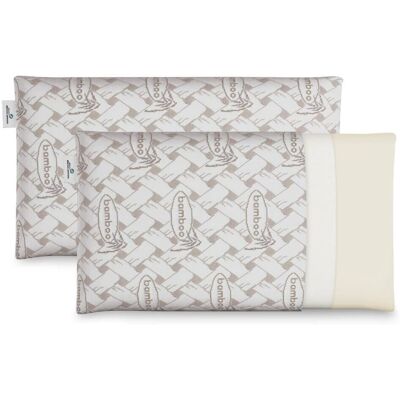 Almohada Nalui de Memoria de Bambú Don Descanso - Funda Extraíble Almohada Nalui de Memoria de Bambú Don Descanso - Funda Extraíble