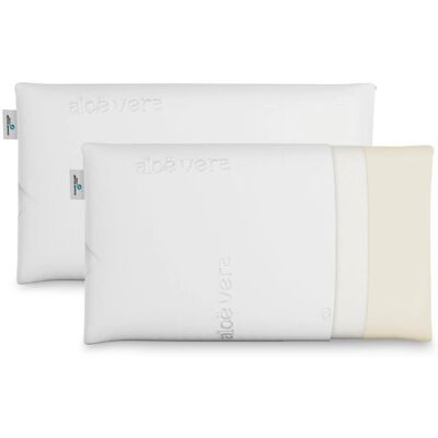 Don Descanso - Almohada Viscoelástica Agatha - Transpirable, Antiácaros, Firmeza Media Don Descanso - Almohada Viscoelástica Agatha - Transpirable, Antiácaros, Firmeza Media