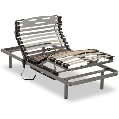 Somier articulado ProCare Nalui - 67x200cm Gris - 5 Planos, Mando a distancia Somier articulado ProCare Nalui - 67x200cm Gris - 5 Planos, Mando a distancia