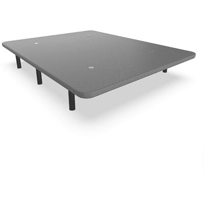 Nalui - Base de cama de acero 140x180 cm - Estable con 5 barras transversales Nalui - Base de cama de acero 140x180 cm - Estable con 5 barras transversales