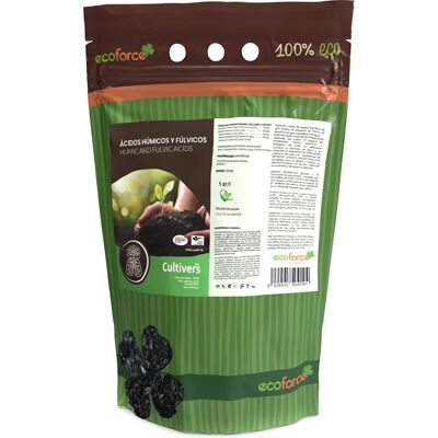 CULTIVERS Fertilizante Orgánico de Ácidos Húmicos y Fúlvicos - 5kg - Mejorador de Suelo CULTIVERS Fertilizante Orgánico de Ácidos Húmicos y Fúlvicos - 5kg - Mejorador de Suelo
