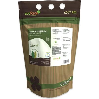 CULTIVERS - Quelato de hierro 5kg - Corrección de deficiencia de hierro CULTIVERS - Quelato de hierro 5kg - Corrección de deficiencia de hierro